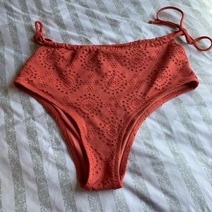 High waisted bikini bottom